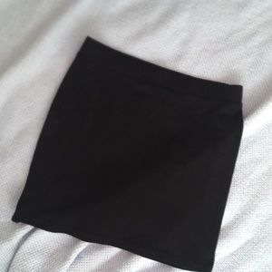 A mini skirt